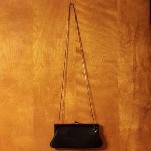 Black Evening Strap/Clutch Bag